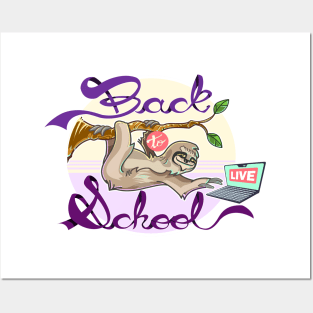 Back to School 2020 | Sloth Posters and Art